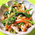 たまさぶろうの部屋's cooksnap of when they made ほうれん草、人参、ササミの胡麻和え.