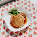 あやちん０８１６'s cooksnap of when they made 柔らかポークステーキ・新玉ねぎソース.