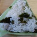 あゆたっくん's cooksnap of when they made 三陸わかめと蜂蜜梅のおにぎり.