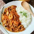 在宅勤務のおじさん's cooksnap of when they made まろやかなシーフードカレー♪.