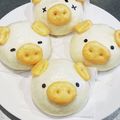 クックUR9L2V☆'s cooksnap of when they made 焼豚とたけのこ入りチャーシュー肉まん.