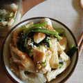 クックR77HYO☆'s cooksnap of when they made ちくわと野菜の卵とじ丼.