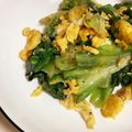 Yuzu◉'s cooksnap of when they made スピード料理.レタスと卵でふわふわ炒め.