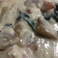 ハードボイルドたまご's cooksnap of when they made 【ルーなし牛乳で！】クリームシチュー♡.