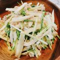 jack06's cooksnap of when they made 水菜と大根の梅ぇ〜サラダ.