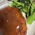 snow012's cooksnap of when they made 豚ミンチで簡単煮込みハンバーグ.