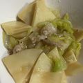 みにー2020's cooksnap of when they made 白菜が決め手☆筍と豚肉のオイスター炒め.