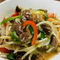 ゆみちんママ's cooksnap of when they made 牛ハツ細切り野菜炒め。.