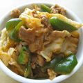 由芽15's cooksnap of when they made 簡単旨っ♪豚肉とキャベツのケチャ味噌炒め.