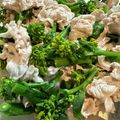 toshio39's cooksnap of when they made 菜の花と豚しゃぶ肉のサラダ.