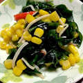 見習い台所戦士's cooksnap of when they made 簡単！包丁不要♪わかめとカニカマの酢の物.