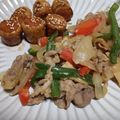 fu♪♪'s cooksnap of when they made 豚小間で絶品♡カフェ風＊甘辛味噌ダレ炒め.