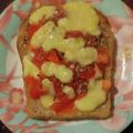 inLondon's cooksnap of when they made トマトちりめんトースト.