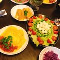 Rika☆Rin's cooksnap of when they made バレンタインに♡ドレス・ド・オムライス.