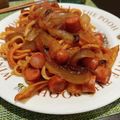 ruca06175's cooksnap of when they made うどんde簡単ナポリタン.