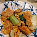 ♡NZ♡'s cooksnap of when they made 柔らか鶏肉と青梗菜のオイスターソース炒め.