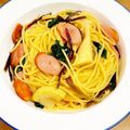 はちみつlove's cooksnap of when they made 簡単＊基本の和風パスタ.