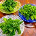 ルぴあ's cooksnap of when they made 菜花のカラシ和え.