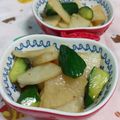 赤い電話's cooksnap of when they made ポリポリが止まらない　胡瓜　大根.