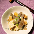 めぐ＊ぴぃ's cooksnap of when they made 厚揚げとこんにゃくのオイスターソース煮.