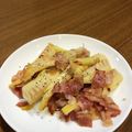 シャープ's cooksnap of when they made 筍のペペロンチーノ。.