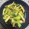 chi−ちゃん's cooksnap of when they made チンゲン菜とエリンギのオイスター炒め.