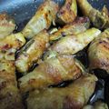 や〜こ's cooksnap of when they made 茄子の豚バラ巻き.