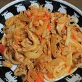 ａｍｅ＊'s cooksnap of when they made 子供にも◎豚マヨキムチ焼きうどん.