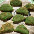 ばんちゃんっ's cooksnap of when they made 翌日も柔らか！米粉でよもぎ餅.