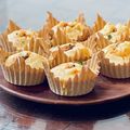 クック3539PY☆'s cooksnap of when they made アメリカンドッグ味のカップケーキ.