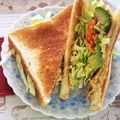 クーガー☆'s cooksnap of when they made お野菜たっぷりボリュームホットサンド.