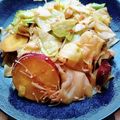 かわゆう1211's cooksnap of when they made さつまいもとキャベツの味噌バタ炒め.