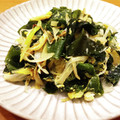 かなりんココりん's cooksnap of when they made ネギとワカメの卵炒め☆減塩☆.