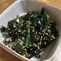 ブラック＊スワン's cooksnap of when they made プチプチ美味しい♫ワカメの胡麻炒め☆.