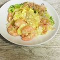 さくらん餅's cooksnap of when they made エビとキャベツのマヨ卵炒め.