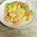 さくらん餅's cooksnap of when they made エビとキャベツのマヨ卵炒め.
