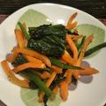 アルカママ's cooksnap of when they made ほうれん草と人参のチーズ醬油ソテー.