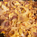 manami☆☆☆'s cooksnap of when they made 簡単！めちゃうま♪豚ひき肉と卵炒め♪.