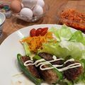 あーごはんどうしよ's cooksnap of when they made ☆簡単☆照りマヨピーマンの肉詰め.