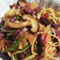 幸せまちこ's cooksnap of when they made ホタルイカとほうれん草のパスタ.