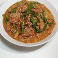 あららぎもみじ's cooksnap of when they made 鯖味噌缶ピーマン炒め.