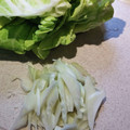 みっちゃん❇️68's cooksnap of when they made キャベツ 葉脈の軸 の活用.