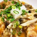 ozameg's cooksnap of when they made 雑誌掲載 簡単 鳥もも肉となすのみぞれ煮.