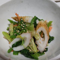fu♪♪'s cooksnap of when they made 簡単！ちくわとほうれん草のナムル.