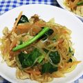 ととろ＆めい's cooksnap of when they made ほうれん草たっぷりのチャプチェ.