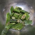 まーく71's cooksnap of when they made 簡単！早い！オクラの胡麻和え.