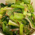 ペモコ's cooksnap of when they made カンタン完食！小松菜ともやしのおかか和え.