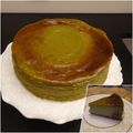melmarilyn's cooksnap of when they made maronの抹茶ベイクドチーズケーキ.