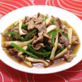 クックDAD's cooksnap of when they made 豚こま肉とエリンギとピーマンで青椒肉絲風.