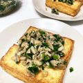 YUKIKI☆'s cooksnap of when they made 厚揚げ豆腐の舞茸にらソース.